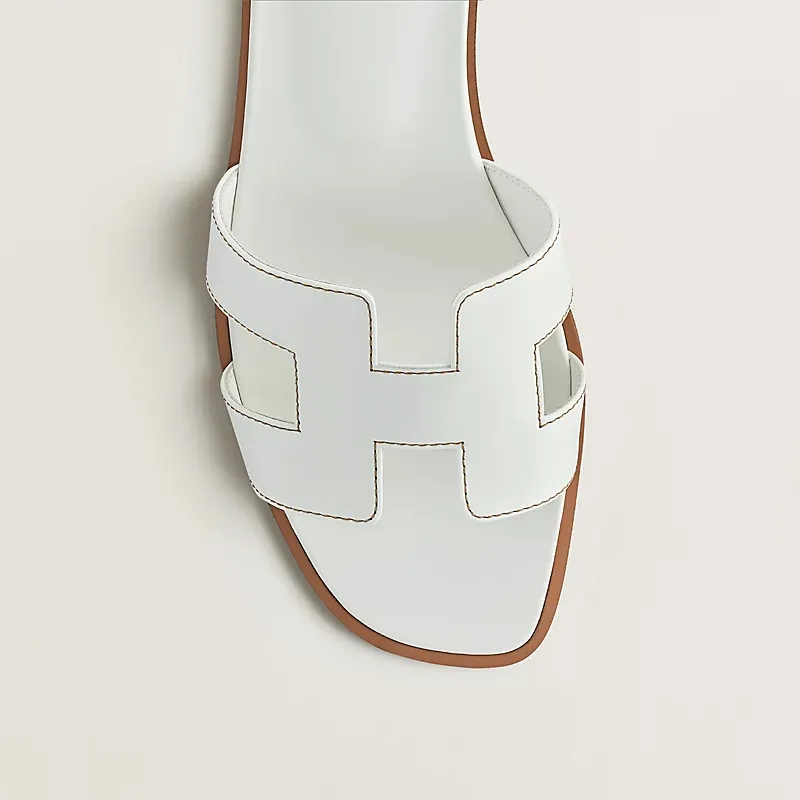 HERMES Oran white Slippers