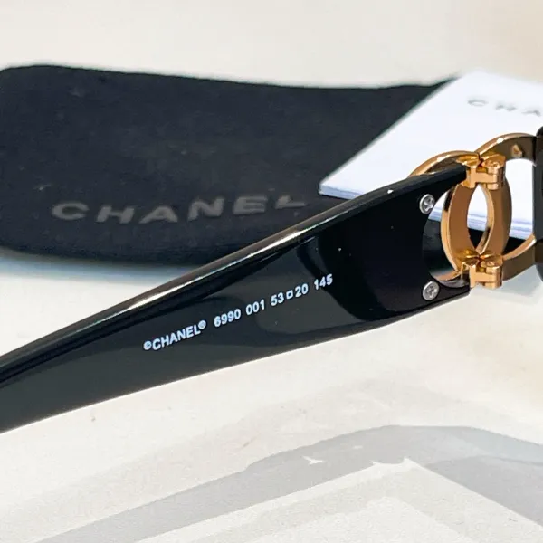 CHANEL glasses Leopard-print gold/Pink gold/Brown gold/Black silver/Black gold/Black gold pink color size 56口16-140 - Image 5