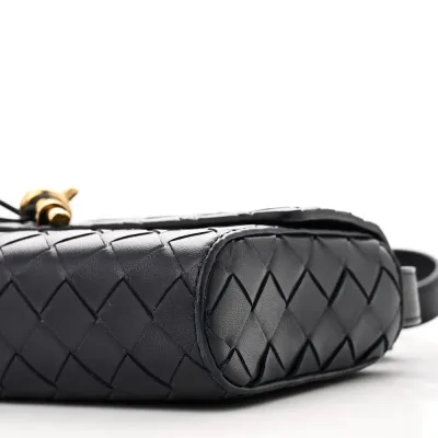 Bottega Veneta Medium Intrecciato Andiamo Shoulder Bag Space Nappa Leather Gold Hardware
