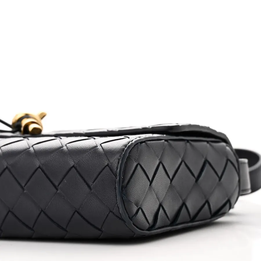 Bottega Veneta Medium Intrecciato Andiamo Shoulder Bag Space Nappa Leather Gold Hardware