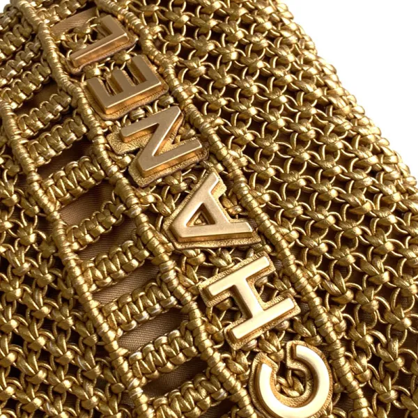 Chanel 22bags Gold Woven Cowhide Shoulder Bags - Image 8