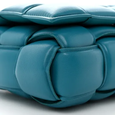 Bottega Veneta Maxi Intreccio Padded Cassette Crossbody Bag Blaster Nappa Leather Silver Hardware