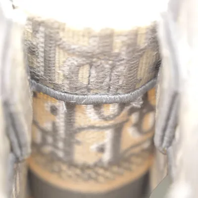 Dior Mini Book Tote Phone Bag Grey Oblique Canvas