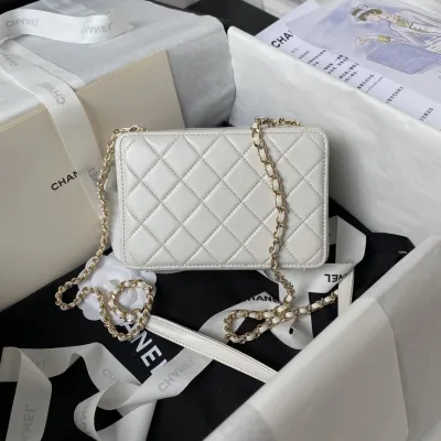 Chanel Camera bag white/black/red/milk tea color Crossbody Bags