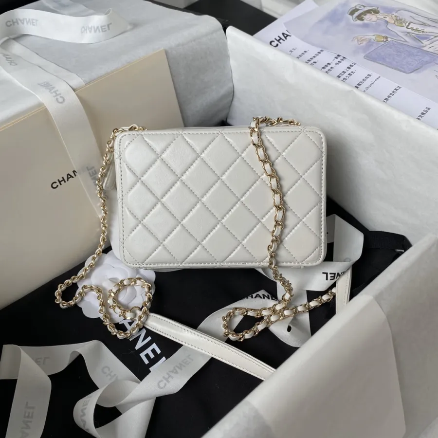 Chanel Camera bag white/black/red/milk tea color Crossbody Bags