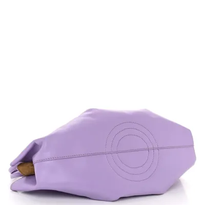 Loewe Paseo Bag Small Light Mauve Shiny Nappa Calfskin Leather Gold Hardware