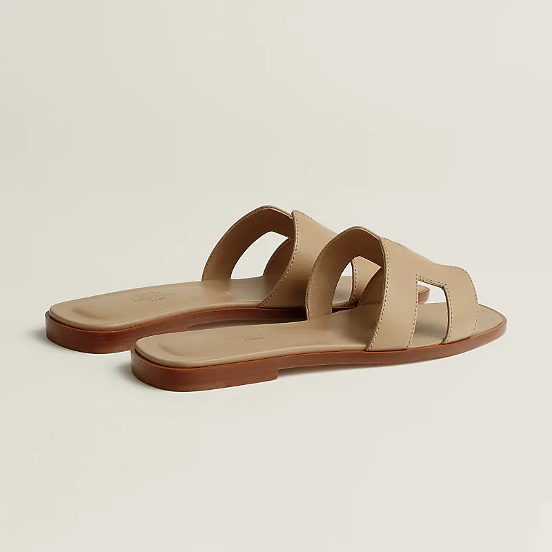 HERMES Oran Beige color Slippers