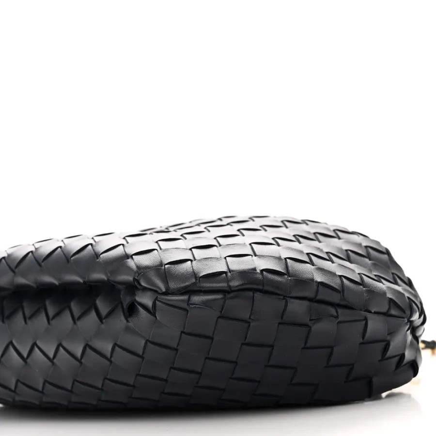 Bottega Veneta Medium Intrecciato Sardine With Chain Bag Space Nappa Leather Gold Hardware