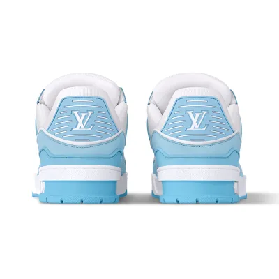 Louis Vuitton White with Blue Sneakers