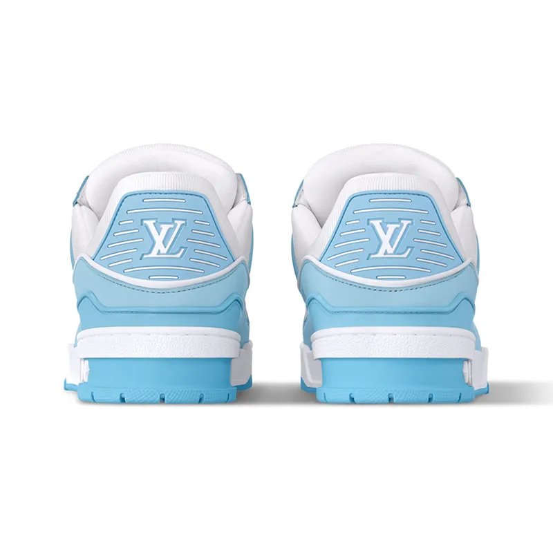 Louis Vuitton White with Blue Sneakers