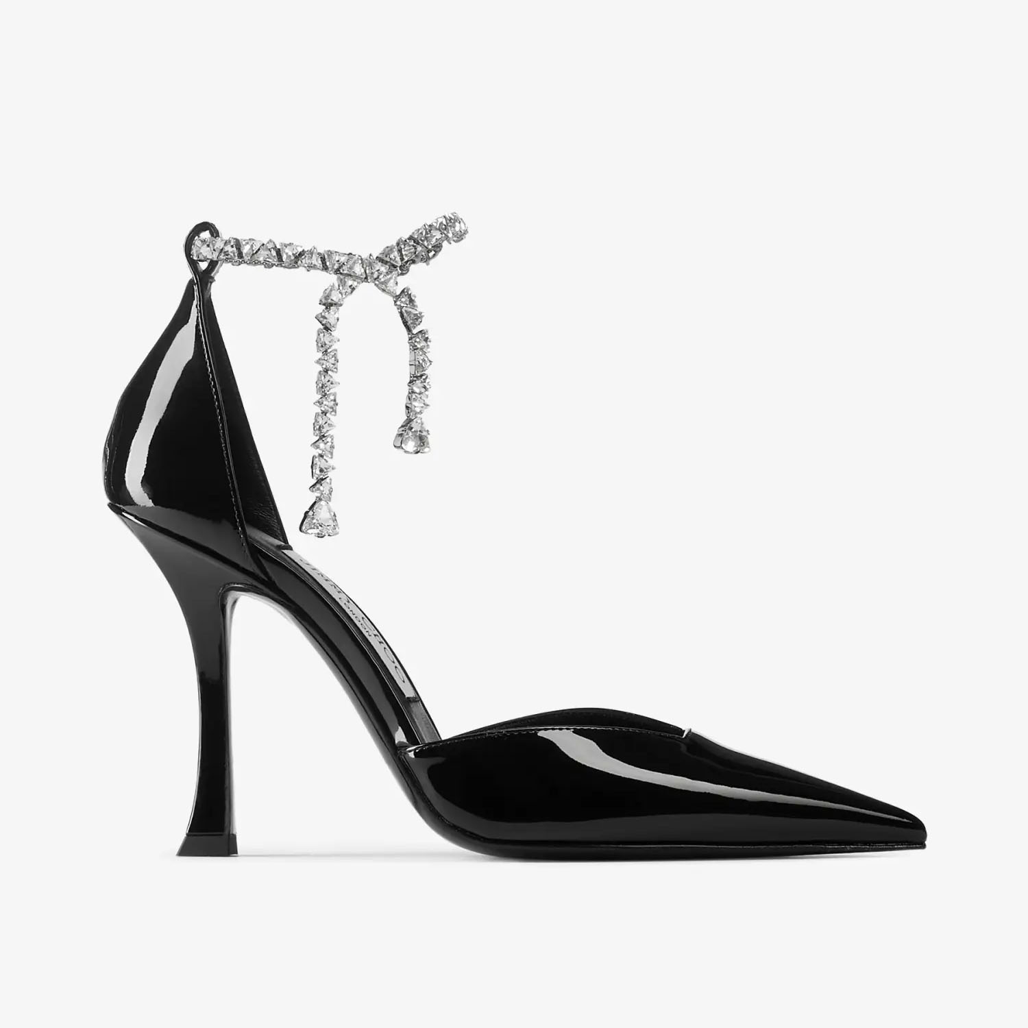 JIMMY CHOO Salto alto de verniz preto