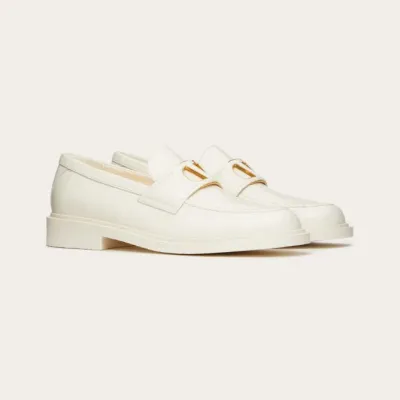 VALENTINO Calf leather loafers
