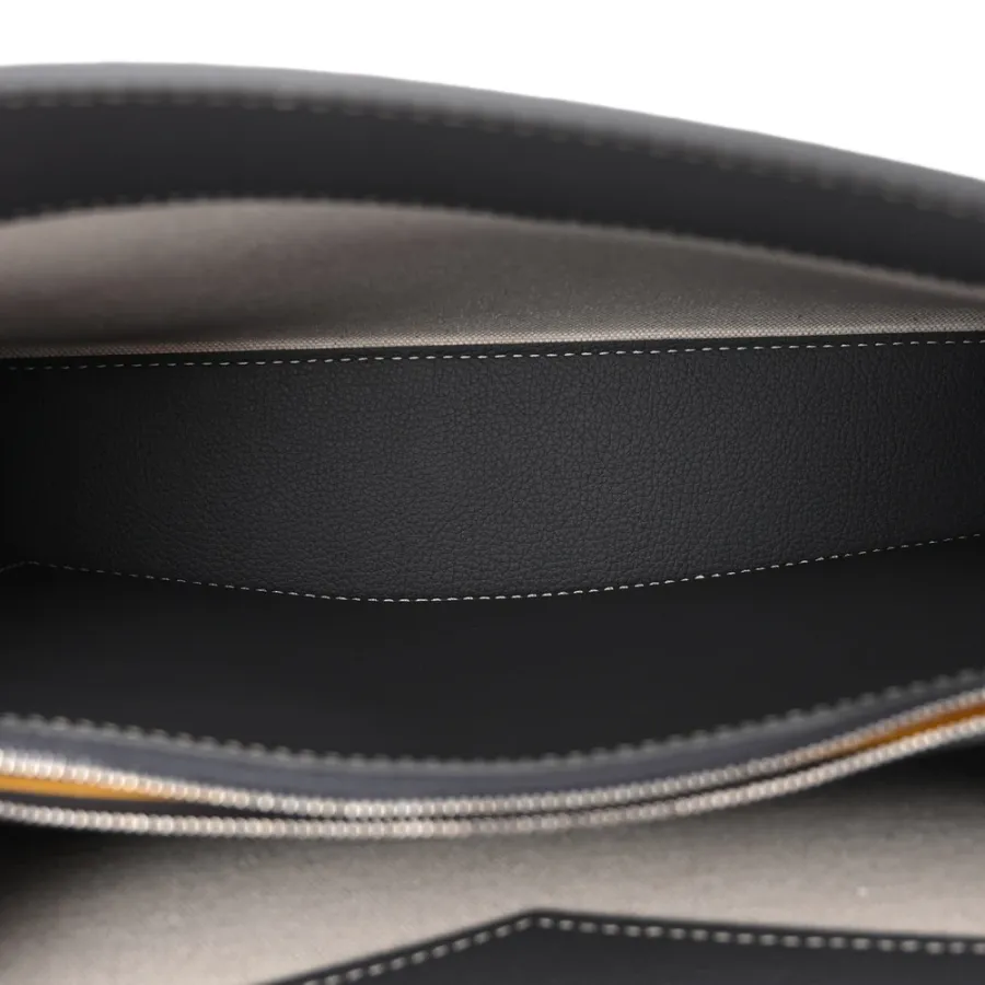 Goyard Rouette Structure PM Grey Goyardine Canvas Silver Hardware