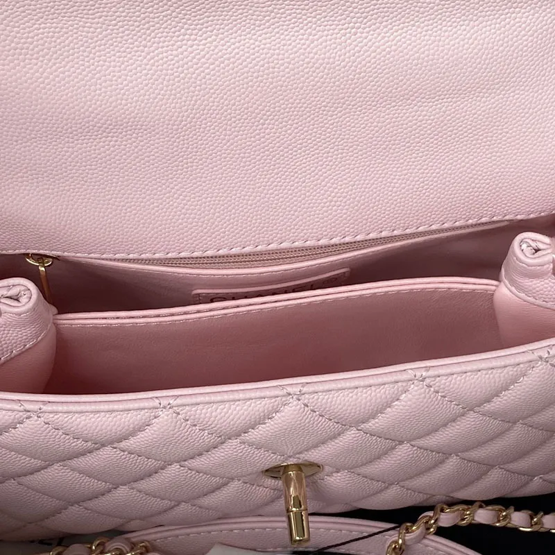 Chanel Coco Handle Light Pink  / White / Khaki / Orange 23cm Top-Handle Bags Crossbody Bags