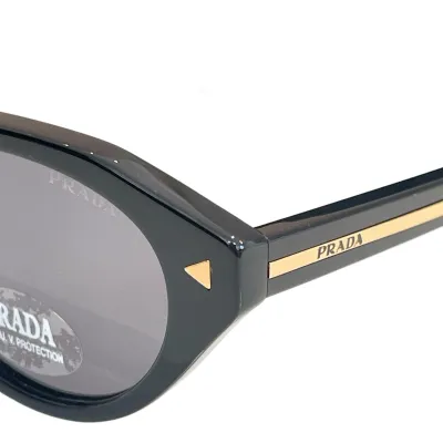 Prada Cat Eye glasses black gold/grey gold/white/leopard color Size 51口22-145