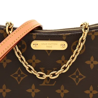 Louis Vuitton Ivy Wallet On Chain PM Monogram Canvas Gold Hardware