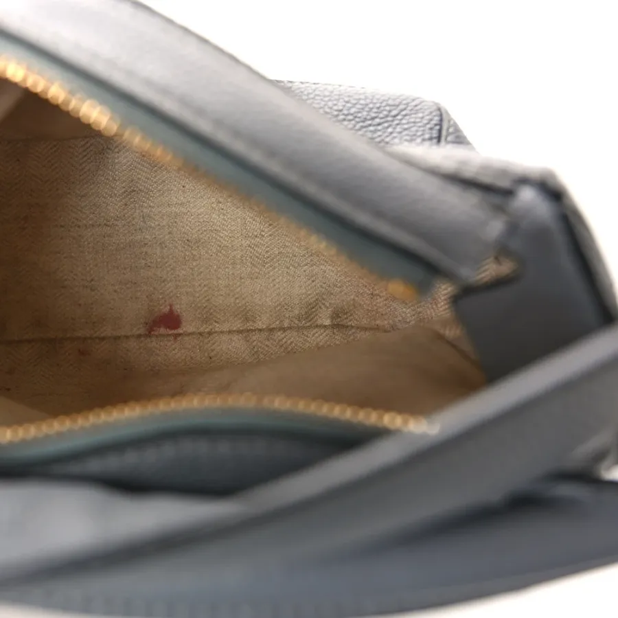 Loewe Puzzle Edge Bag Mini Gunmetal Soft Grained Calfskin Leather