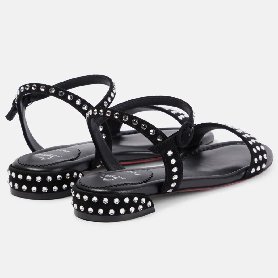 Christian Louboutin Black flat sandals