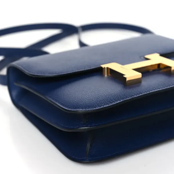 Hermès Constance 18 Bleu Saphir Epsom Leather Gold Hardware - Image 4
