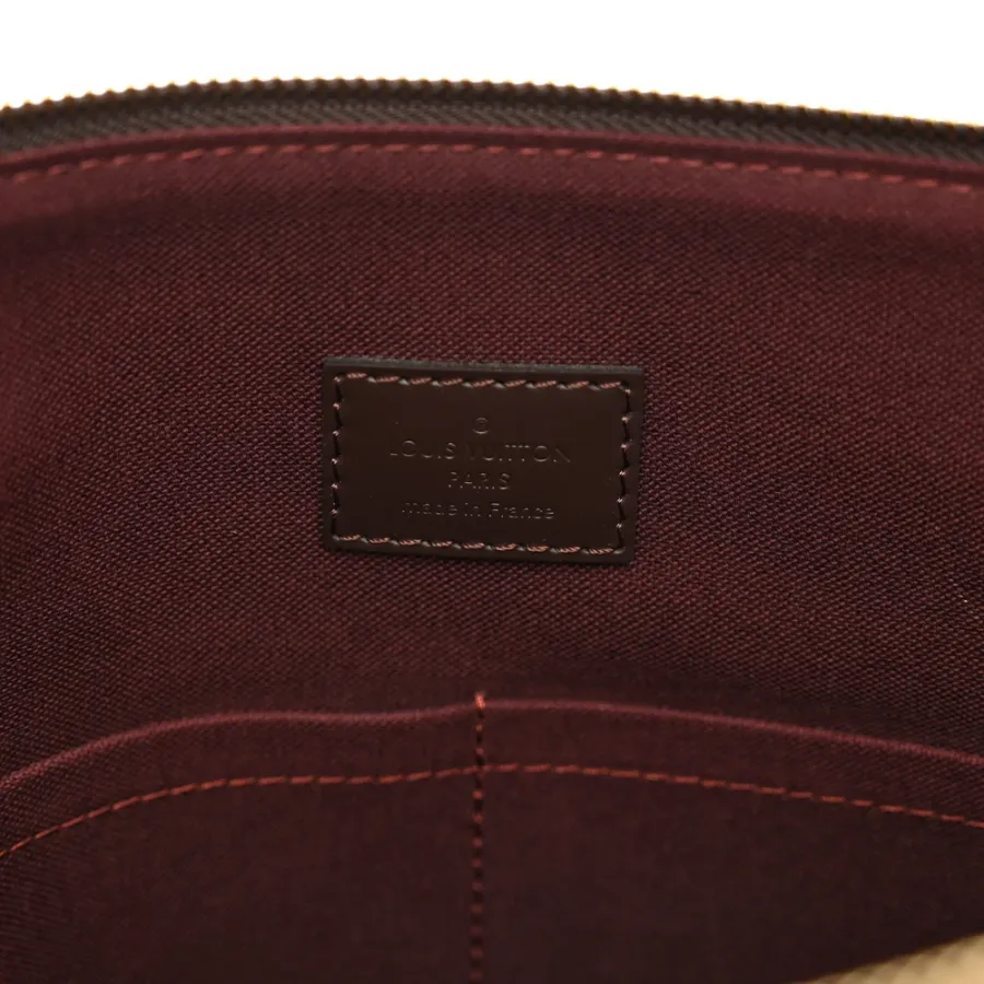 Louis Vuitton Iena MM Damier Ebene Canvas Brass Hardware