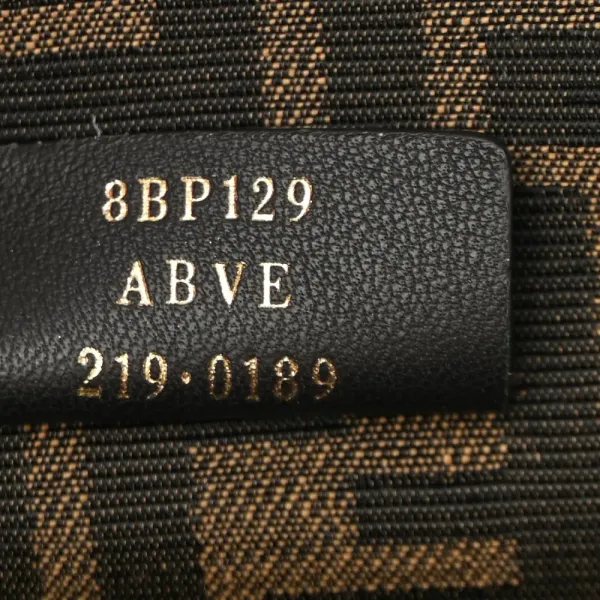 Fendi Small Fendi First Black Shiny Nappa Leather Gold Hardware - Image 8