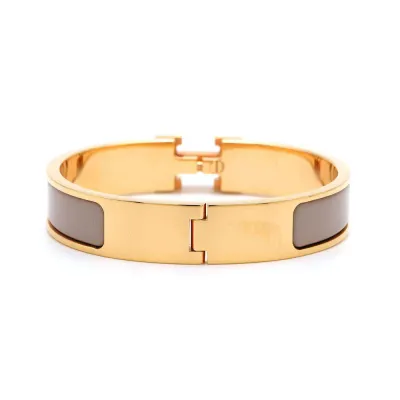 HERMES Clic crack Size PM Marong rasseH700001F Gold Plated Enamel