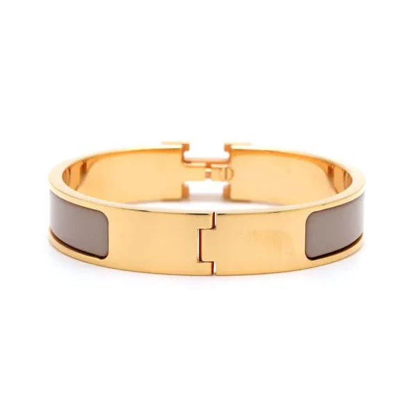 HERMES Clic crack Size PM Marong rasseH700001F Gold Plated Enamel - Image 3