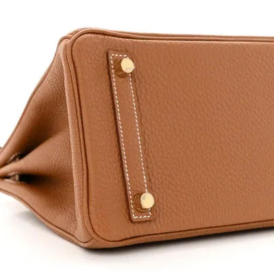 Hermès Birkin 25 Brown Togo Leather Gold Hardware