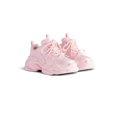 BALENCIAGA TRIPLE S TRIPLE S SATIN Pink Sneakers