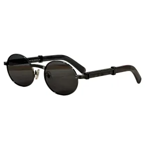 Cartier Oval glasses black/grey silver/black gold/brown gold/blue/black camouflage/green color Size 55-22-145