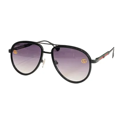 Gucci Aviator glasses eggplant silver/leopard/teal/black silver/black gold/eggplant black color Size 52口18-145