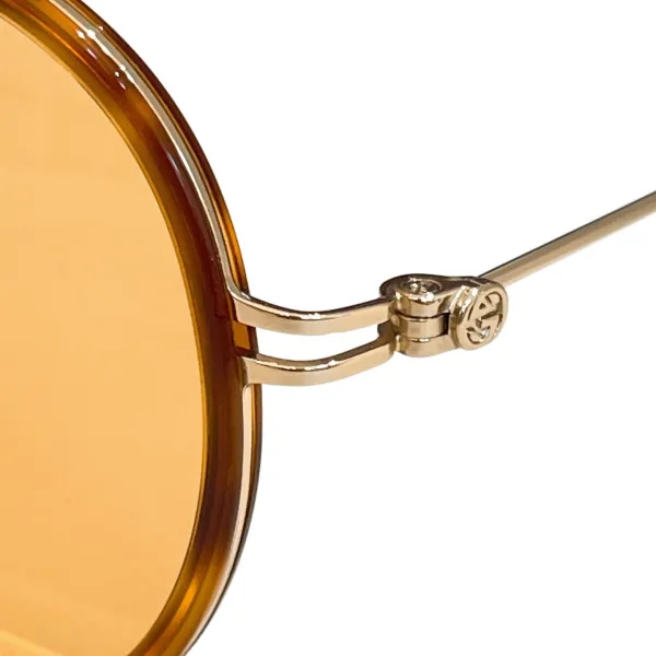 Gucci Pilot glasses leopard orange/black silver/green red/grey/green/blue/leopard color Size 56口15-145 - Image 2