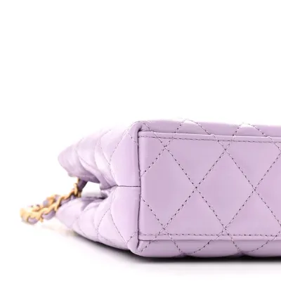 Grade Designer Handbag | Quilted Nano Lilac