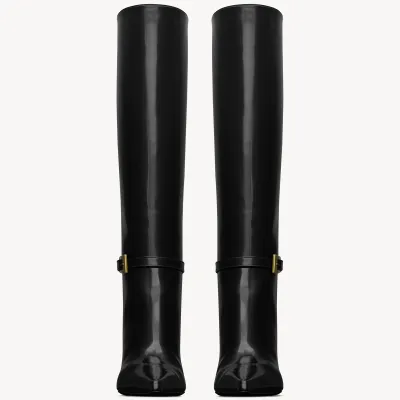 Yves Saint Laurent Mirror leather boots