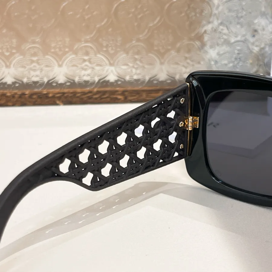 DIOR square frame glasses black/green orange/black purple/white black/leopard brown color Size 54口19-140