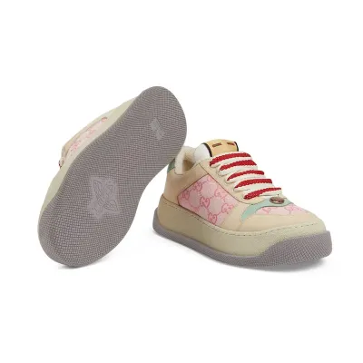 Gucci Screener series women's sports shoes pink Sneakers