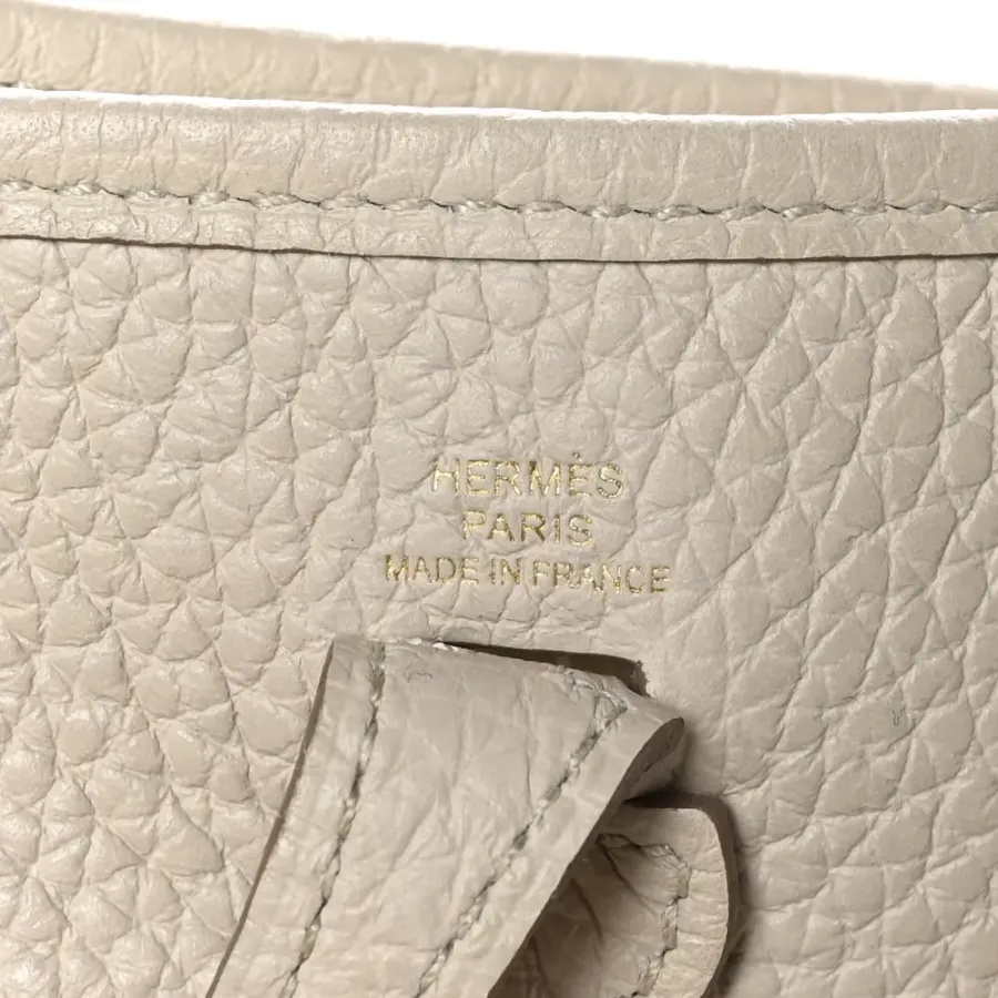 Hermès Amazone Evelyne TPM Béton Taurillon Clemence Leather Palladium Hardware