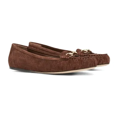 Gucci brown round - toed casual shoes Flat Shoes