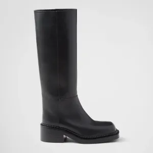PRADA Leather long boots