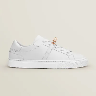 HERMES Day Sneakers White Sports Shoes