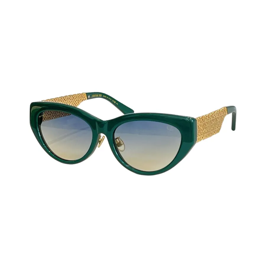 DIOR Cat Eye glasses white/green/black blue color Size 56口17-142