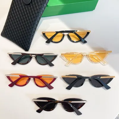Bottega Veneta glasses grey leopard/black leopard/black gold/black yellow/yellow/red orange color Size 56口17-145