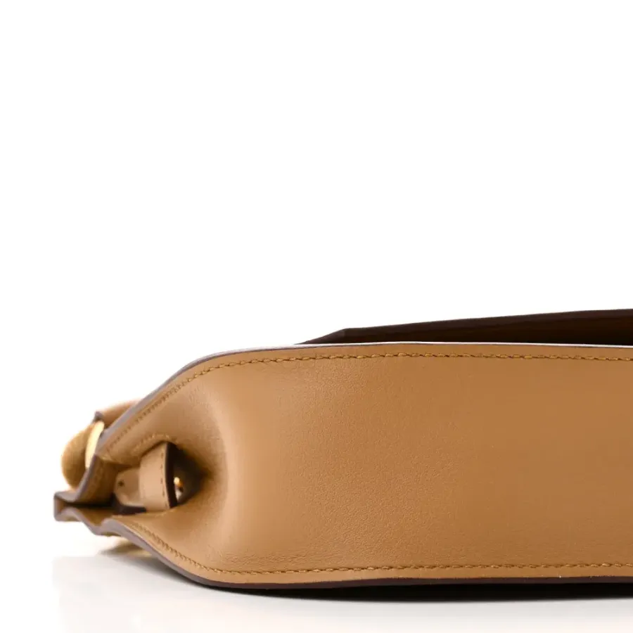 Hermès Mini Jypsière Bronze Doré Swift Leather Gold Hardware