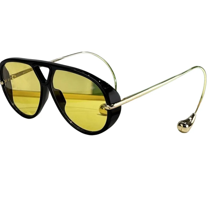 Bottega Veneta glasses black silver/black gold/transparent black/tawny/yellow/brown/yellow leopard/blue leopard color Size 63-12-145