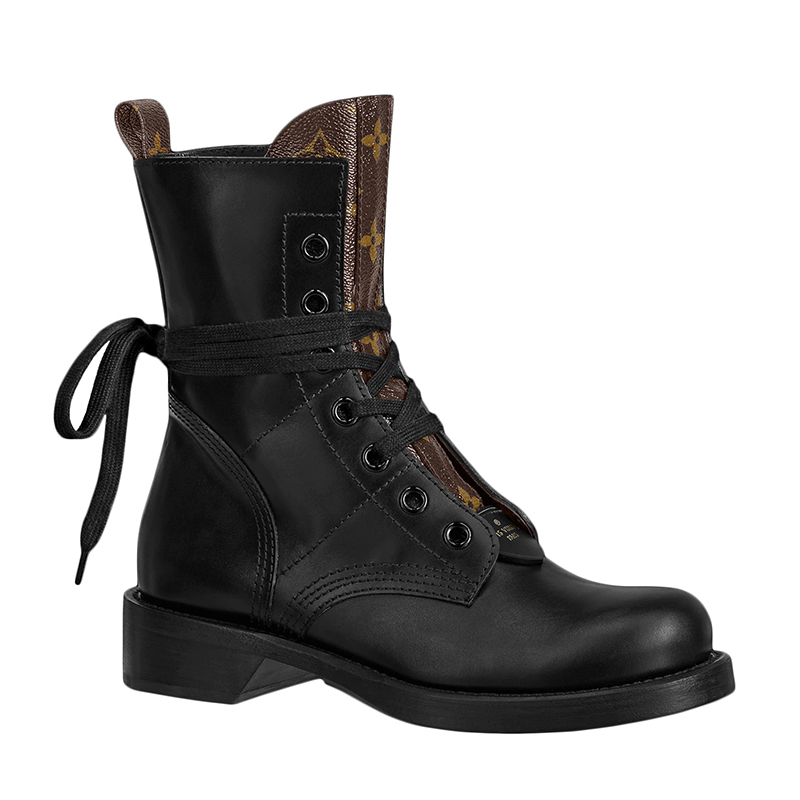 Louis Vuitton Runway Martens e botas nude