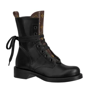 Louis Vuitton Runway Martens and nude boots