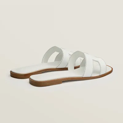 HERMES Oran white Slippers