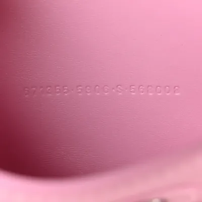 Balenciaga XS Downtown Shoulder Bag Candy Pink Semi-Shiny Smooth Calfskin Leather Silver Hardware