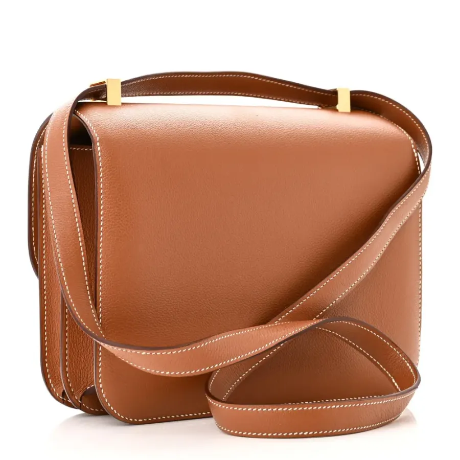Hermès Constance 24 Brown Evercolor Leather Gold Hardware