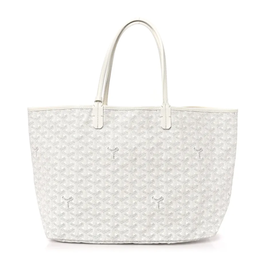Goyard Saint Louis PM White Goyardine Canvas